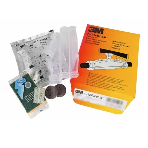 Trousse de raccordement sans connecteur pour 4 x 1.5 à 4mm² ou 5 x 1.5 à 2.5mm² avec résine 92-NBA 0 Scotchcast™ 40 3M