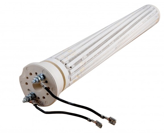 Résistance stéatite 1800W/230V Ø50 x L=350 Neotherme