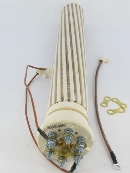 Résistance stéatite 2400W/230-400V Ø50x390/450 Neotherme