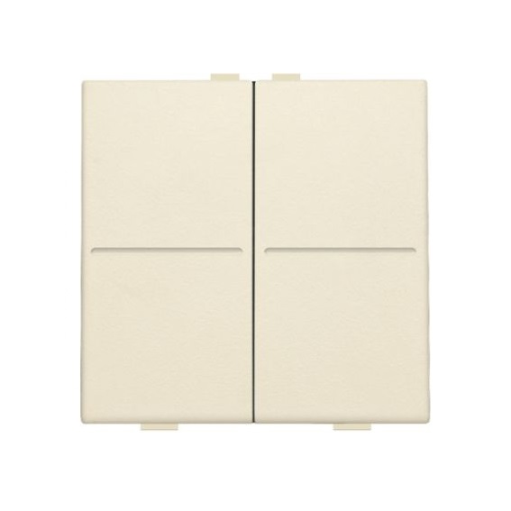 Manette double vierge RF & domotique Original crème Niko