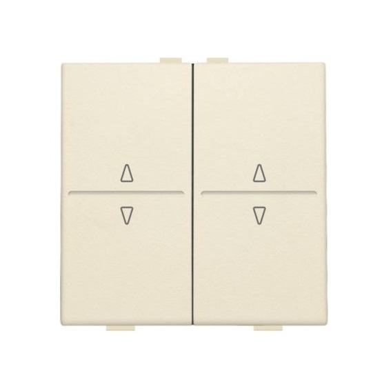 Manette double ''haut'' et ''bas'' RF & domotique Original crème Niko