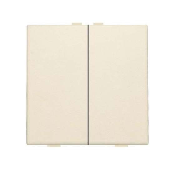 Commande d'éclairage double avec touches crème Original Home Control® Niko