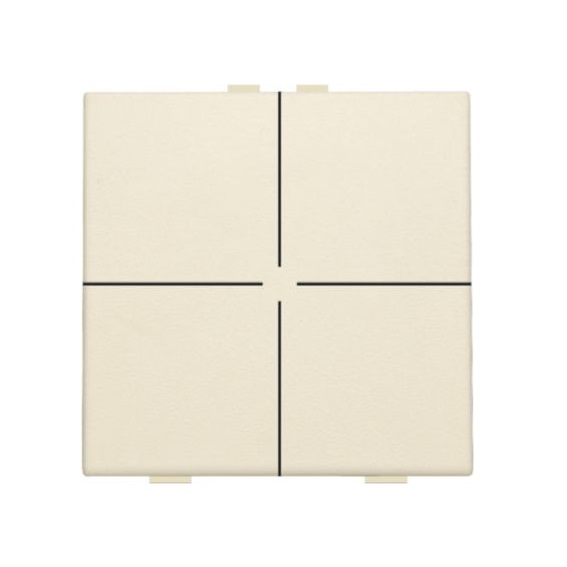 Commande d'éclairage quadruple avec touches crème Original Home Control® Niko