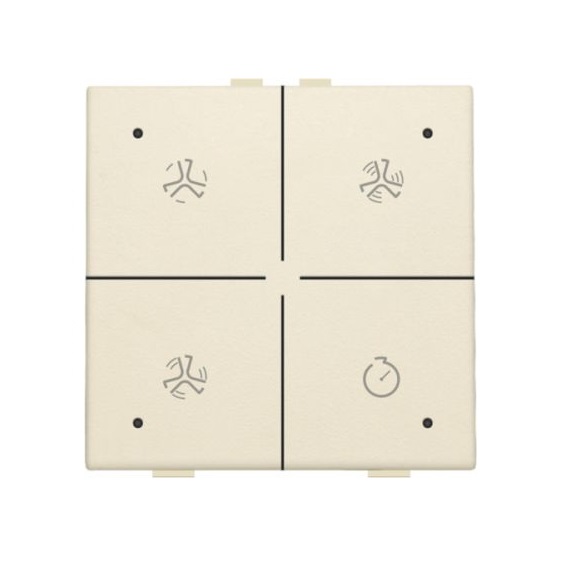 Commande de ventilation avec Led touches crème Original Home Control® Niko