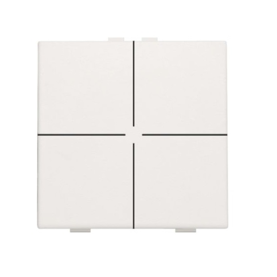 Commande d'éclairage quadruple avec touches Original et Intense blanches Home Control® Niko