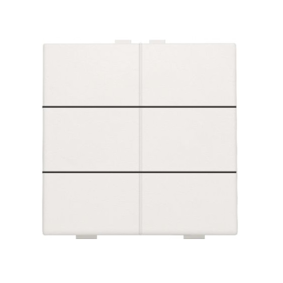 Commande d'éclairage sextuple avec touches Original et Intense blanches Home Control® Niko
