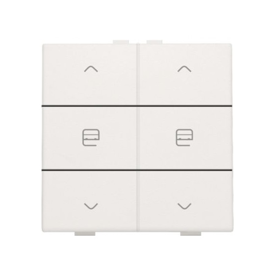Commande de moteur double avec touches Original et Intense blanches Home Control® Niko