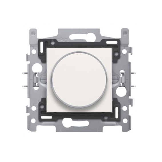 Bouton-poussoir vierge 1xNO 6A avec LED ambre bornes à vis Original et Intense blanc Niko
