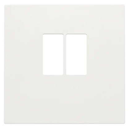 Set de finition prise audio simple pour haut-parleurs Original et Intense blanc Niko