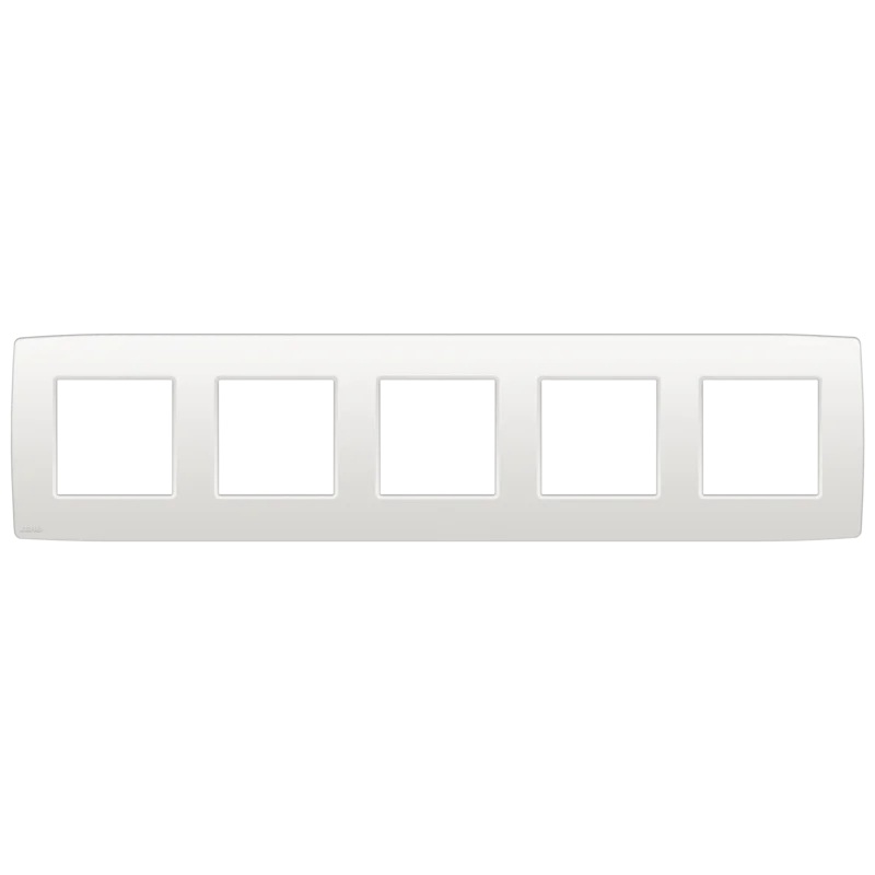 Plaque de recouvrement quintuple entraxe 71mm Original blanc Niko 
