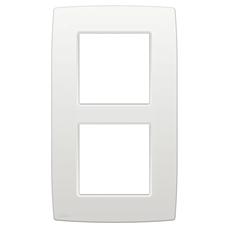 Plaque de recouvrement double entraxe 60mm vertical Original blanc Niko 