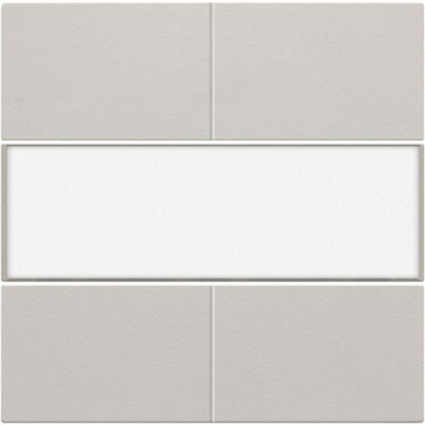 Set de finition Original Light Grey bouton-poussoir 4NO 24V avec étiquette Niko