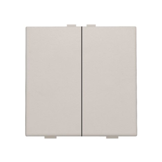 Commande d'éclairage double avec touches Original Light Grey Home Control® Niko