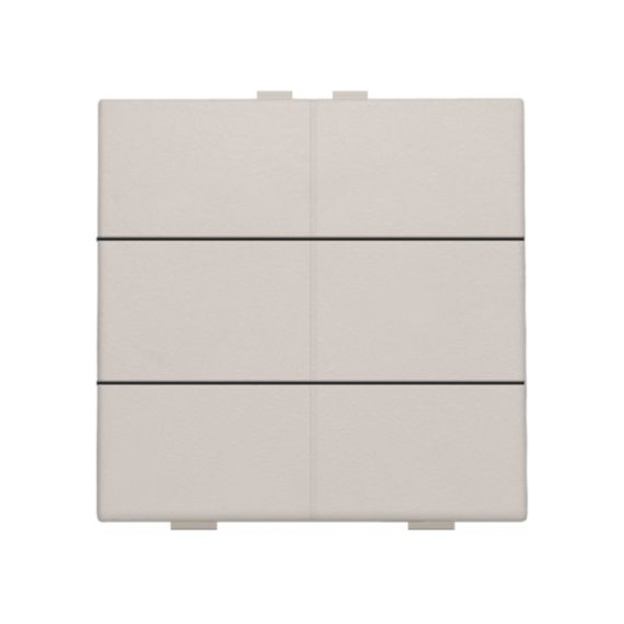 Commande d'éclairage sextuple avec touches Original Light Grey Home Control® Niko