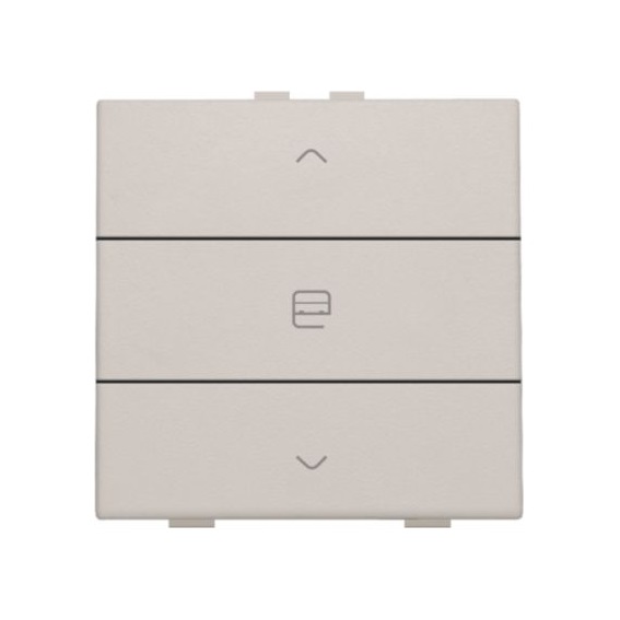 Commande de moteur simple avec touche Original Light Grey Home Control® Niko