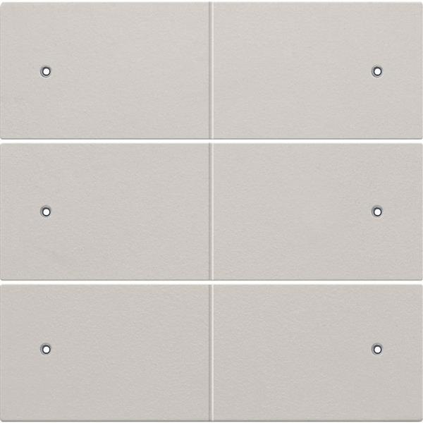 Set de finition Original Light Grey bouton-poussoir 6NO 24V avec Led Niko