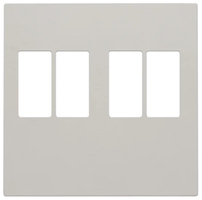 Set de finition prise audio double pour haut-parleurs Original Light Grey Niko
