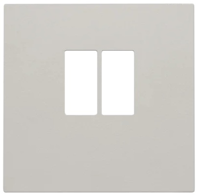 Set de finition prise audio simple pour haut-parleurs Original Light Grey Niko