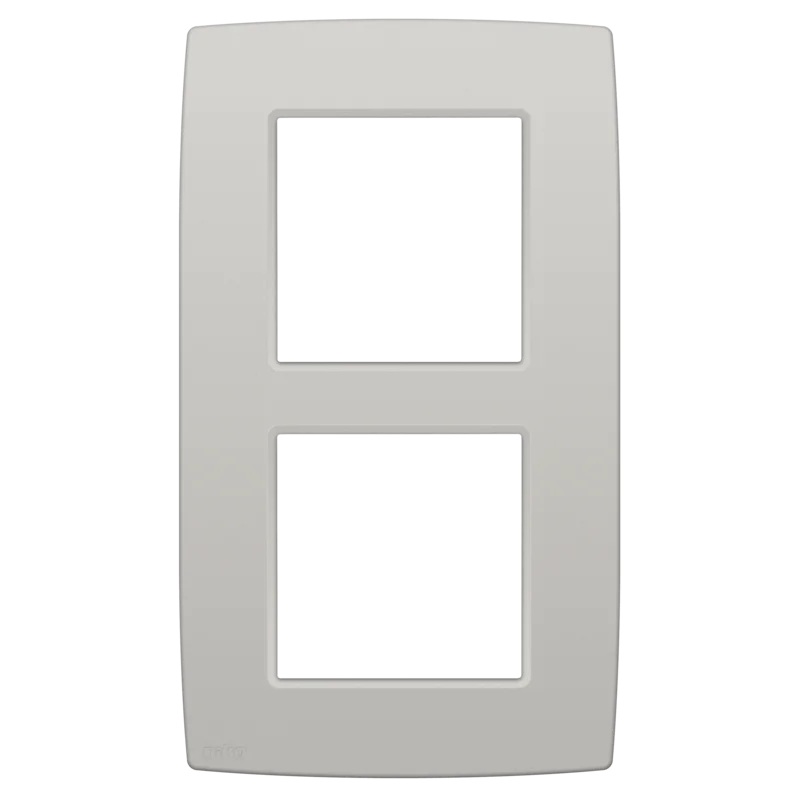 Plaque de recouvrement double entraxe 60mm vertical Original Light Grey Niko 