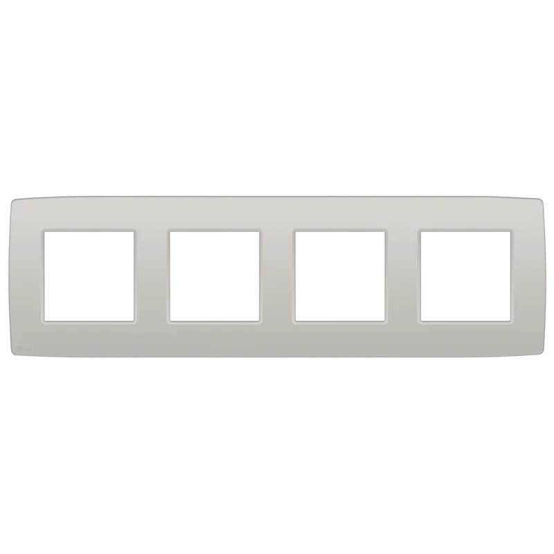 Plaque de recouvrement quadruple entraxe 71mm Original Light Grey Niko 