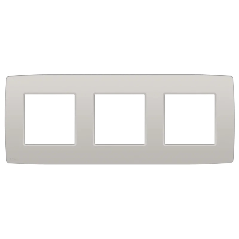 Plaque de recouvrement triple entraxe 71mm Original Light Grey Niko 