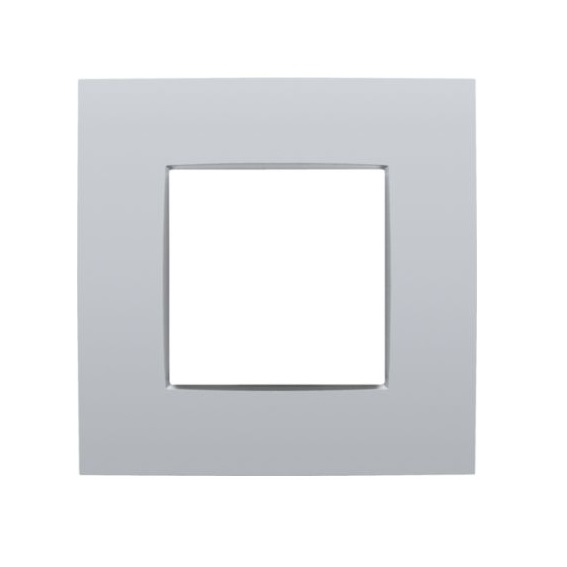 Plaque de recouvrement simple Intense Sterling coated Niko