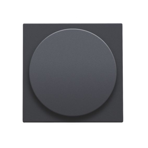 Set de finition variateur à bouton rotatif Intense anthracite Niko
