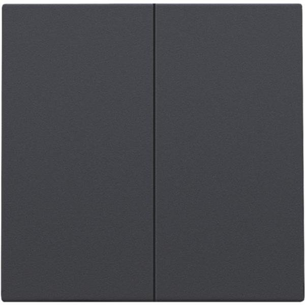 Set de finition pour interrupteur intelligent double Intense anthracite Niko