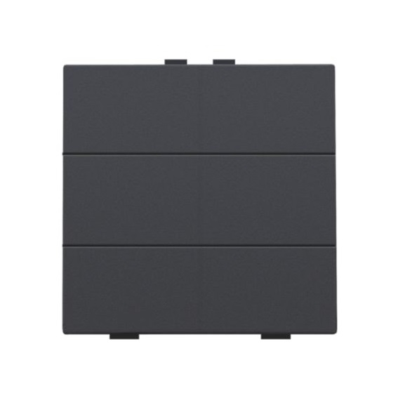 Commande d'éclairage sextuple avec touches Intense Anthracite coated Home Control® Niko