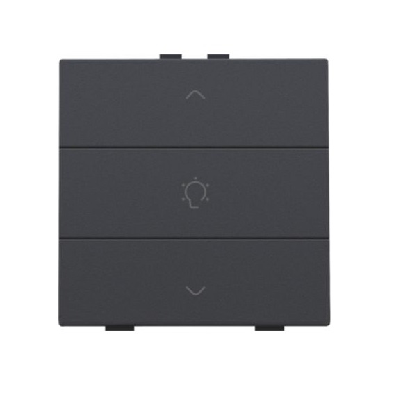 Commande de variateur simple avec touches Intense Anthracite coated Home Control® Niko
