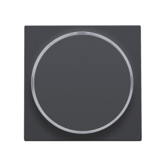 Set de finition vierge bouton-poussoir LED ambre Intense Anthracite Niko 