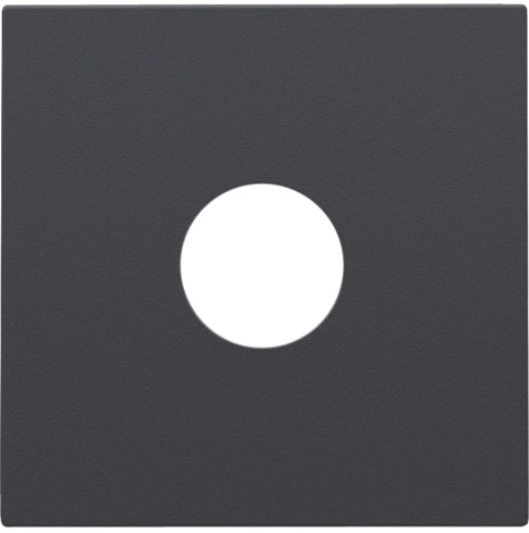 Set de finition prise TV Intense Anthracite coated Niko