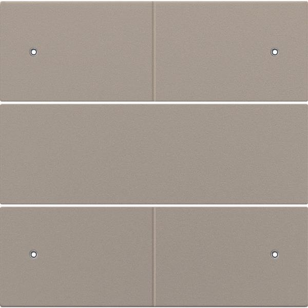 Set de finition Intense Bronze bouton-poussoir 4NO 24V avec Led Niko
