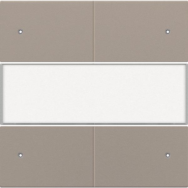 Set de finition Intense Bronze bouton-poussoir 4NO 24V avec étiquette et Led Niko