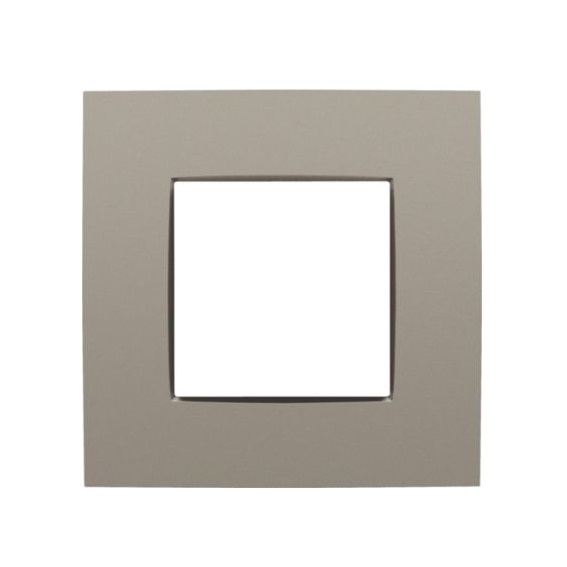 Plaque de recouvrement simple Intense Bronze coated Niko
