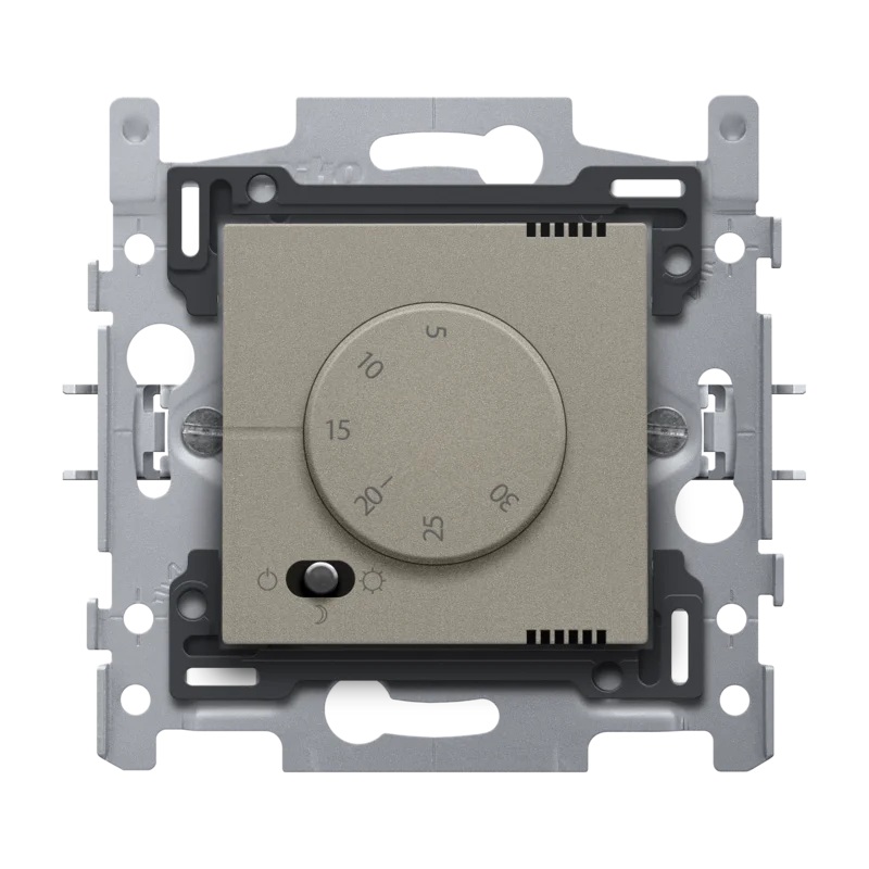 Thermostat électronique 8A/230V Intense Bronze Niko 