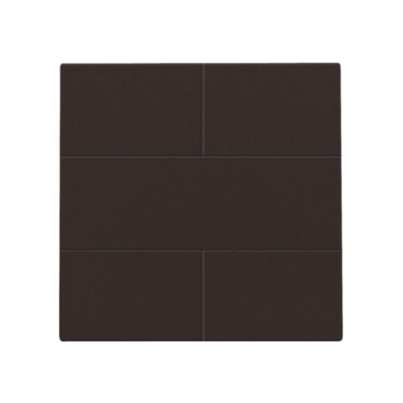 Set de finition Intense Dark Brown bouton-poussoir 4NO 24V Niko