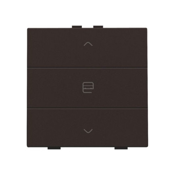 Commande de moteur simple avec touche Intense Dark Brown Home Control® Niko
