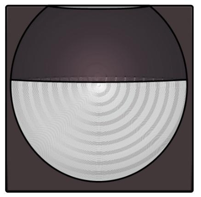 Set de finition pour détecteur Intense Dark Brown Home Control® Niko