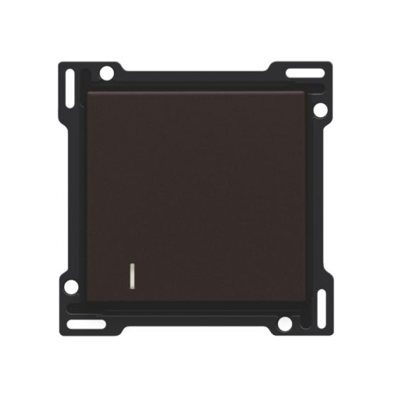 Manette simple + voyant Intense Dark Brown Niko