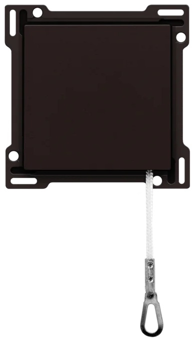 Set de finition bouton-poussoir à tirage Intense Dark Brown Niko