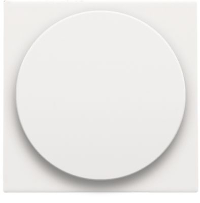 Set de finition variateur à bouton rotatif Pure White Steel Niko