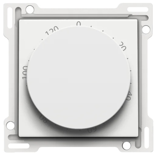 Set de finition minuterie 120' Pure White Steel Niko