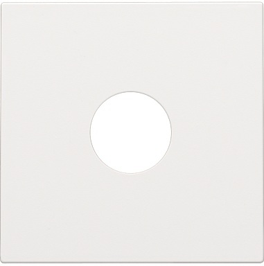Set de finition prise TV Pure White coated Niko 