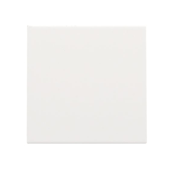 Set de finition cache-trou Pure White Steel Niko
