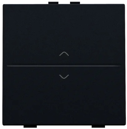 Manette simple ''haut'' et ''bas'' RF & domotique black coated Niko