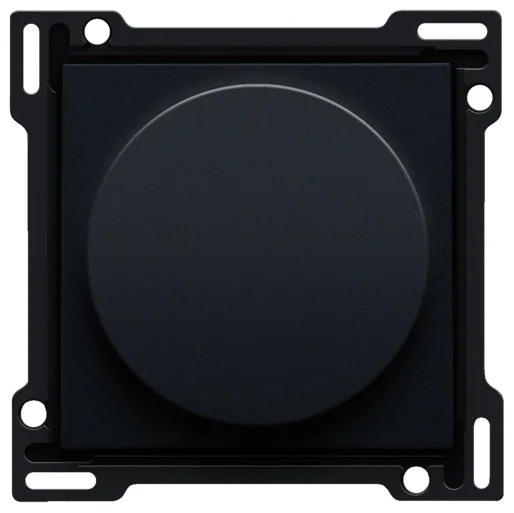 Set de finition interrupteur rotatif volets black coated Niko  