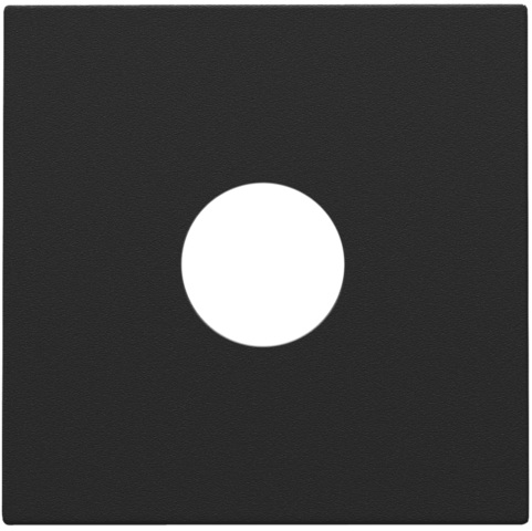 Set de finition prise TV black coated Niko 