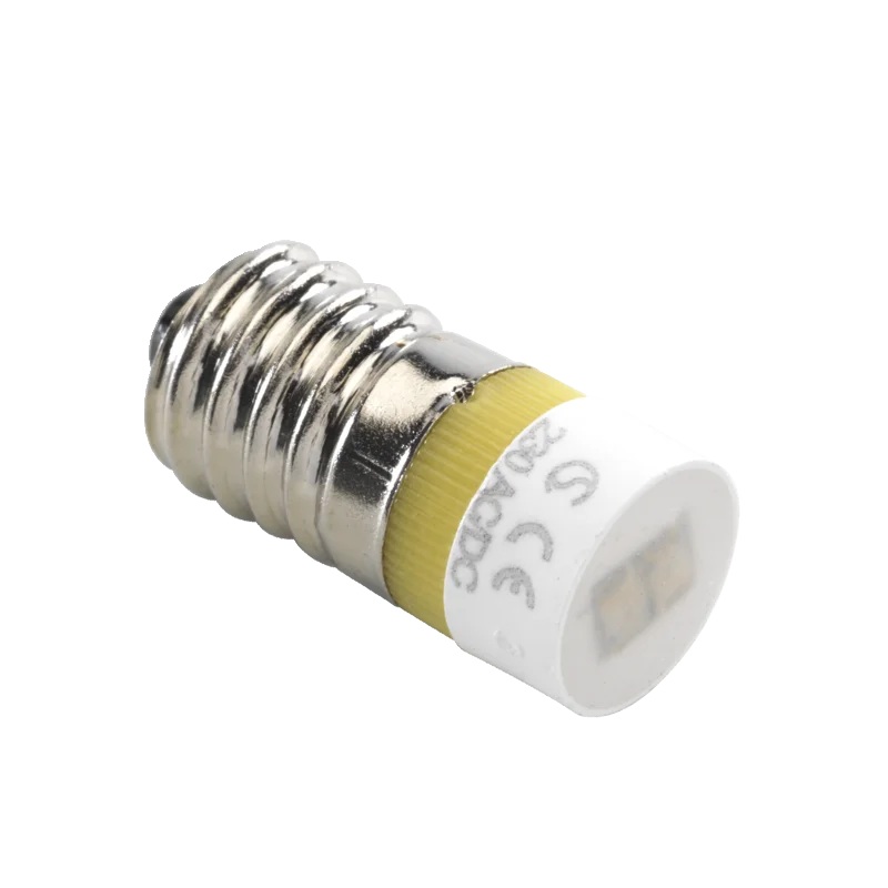 Lampe E10 avec LED ambre pour boutons-poussoirs 6A Niko