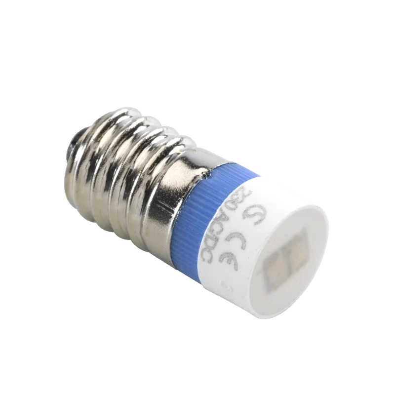 Lampe E10 avec LED bleue pour boutons-poussoirs 6A Niko
